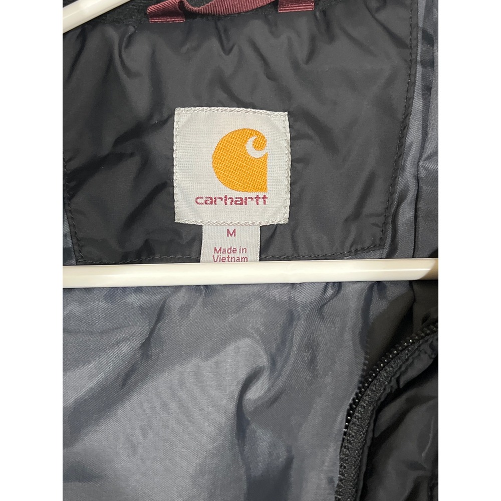 Carhartt Men Black Gilliam Insulated Puffer Jacket 102208 001 Medium Chugach - Picture 2 of 16